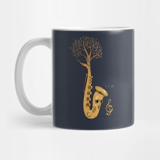 Summer Sax Tree Mug